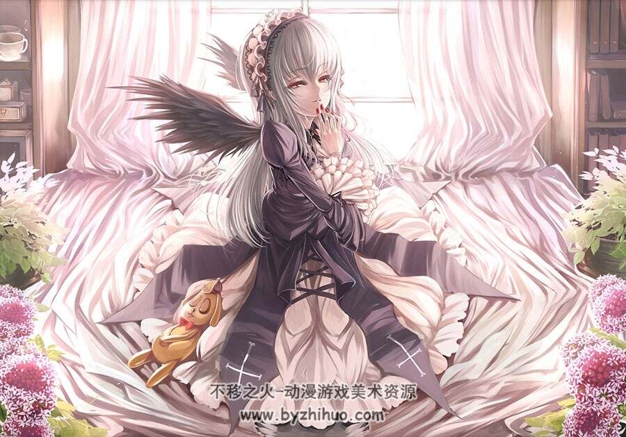蔷薇少女 动漫人物萌图高清素材包分享下载 58P