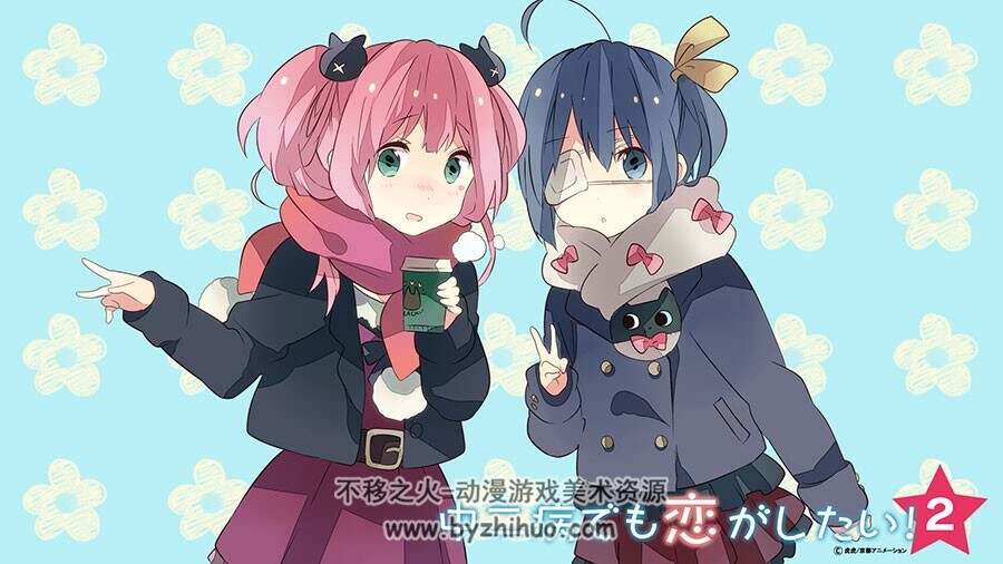 中二病也要谈恋爱 女主角小鸟游六花插画图片高清桌面壁纸分享下载 449P