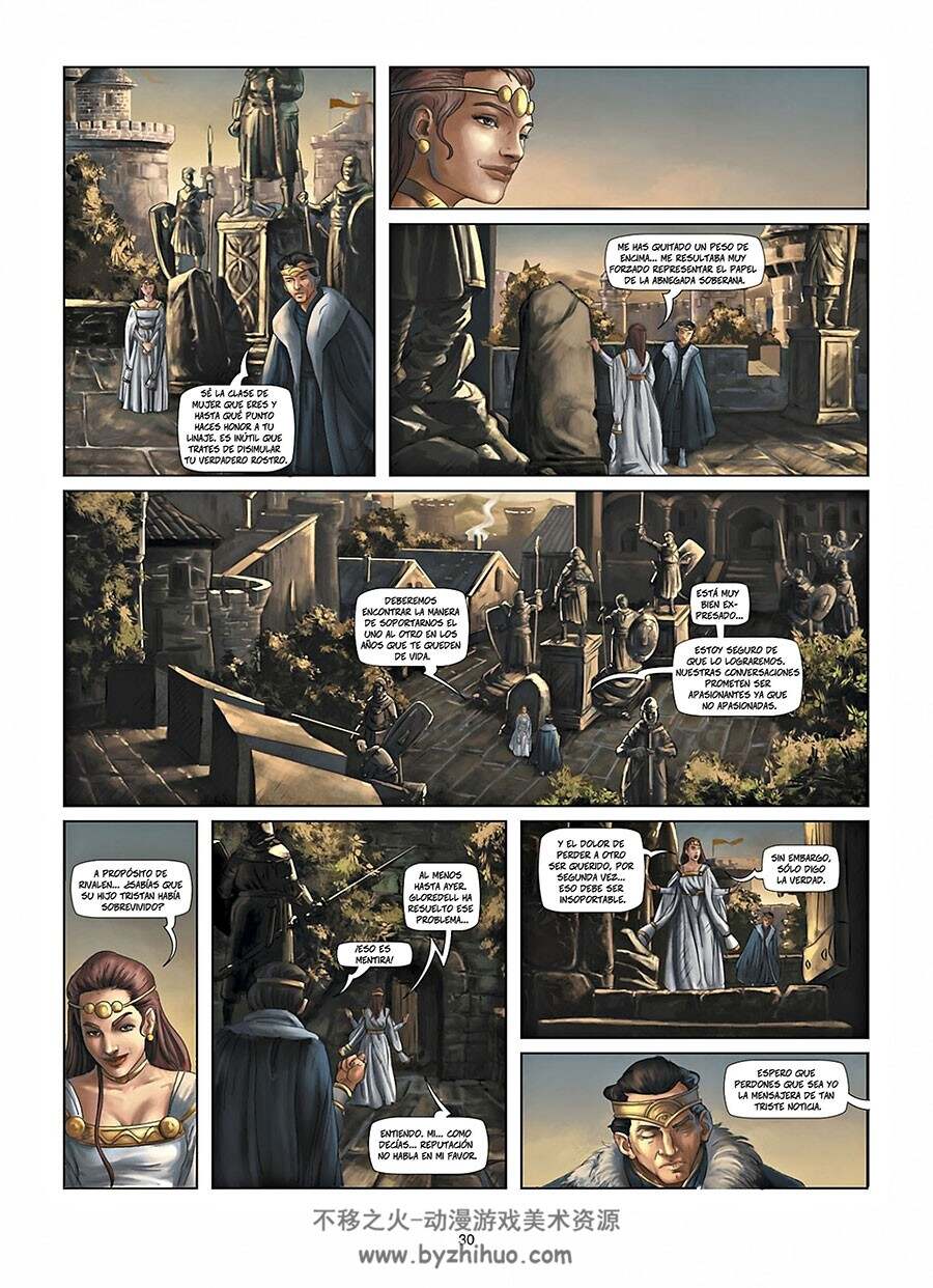 Los Señores De Cornwall 1-2册 西班牙语魔幻欧美彩色漫画