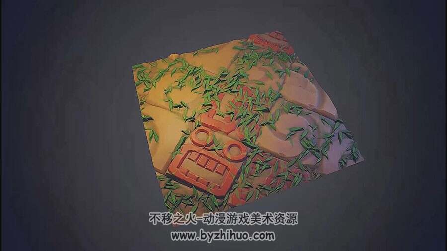 Substance Designer 次时代风格化卡通智能材质球制作视频教程
