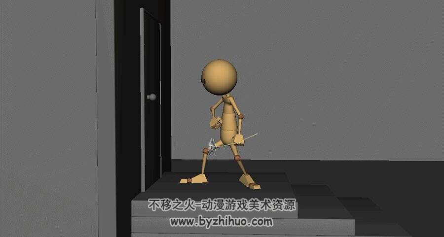 表白被拒3D动画 格式Maya下载