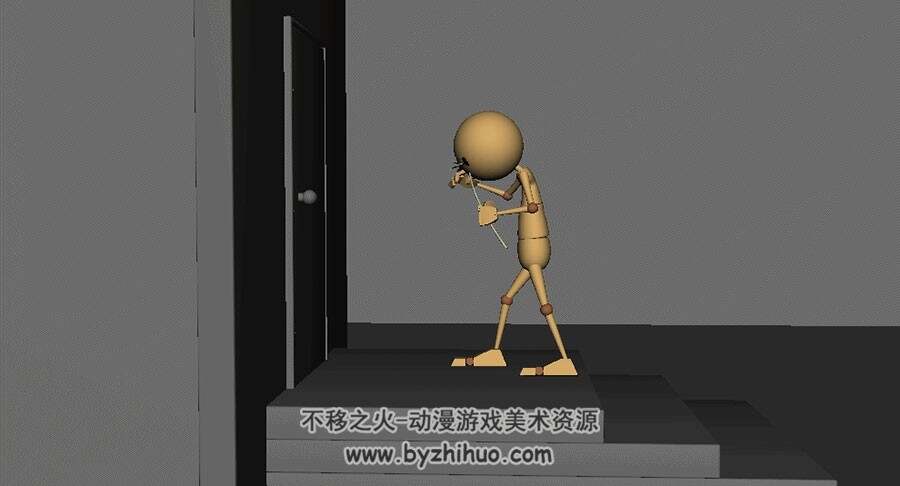 表白被拒3D动画 格式Maya下载