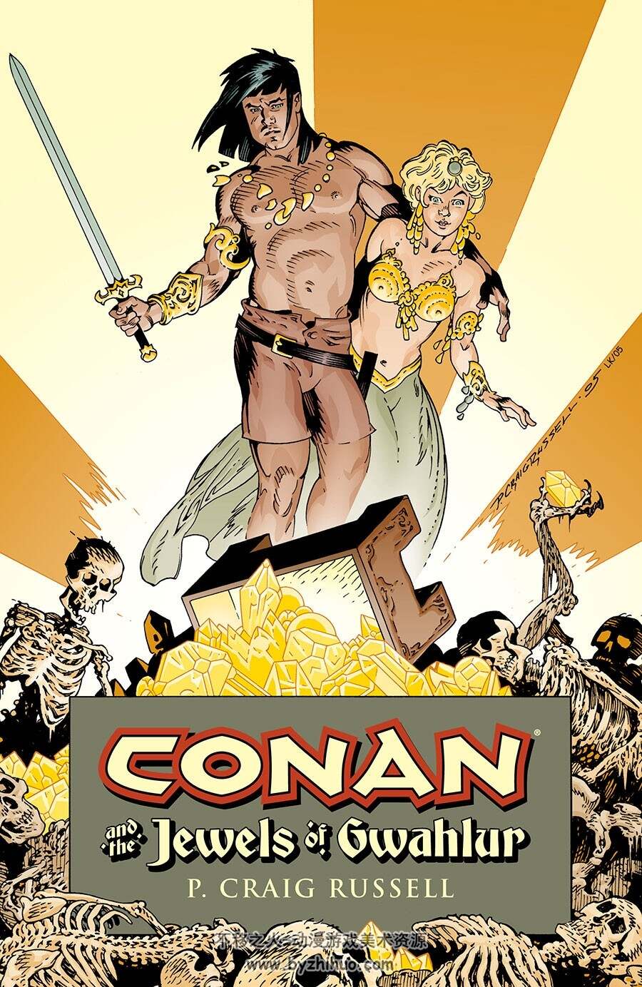 Conan and the Jewels of Gwahlur 全一册 P. Craig Russell 蛮王柯南漫画