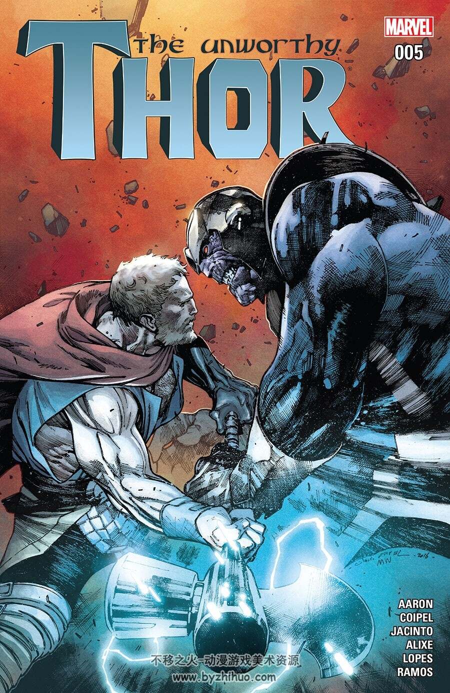 The Unworthy Thor 1-5册 Jason Aaron - Olivier Coipel 漫威失格雷神漫画