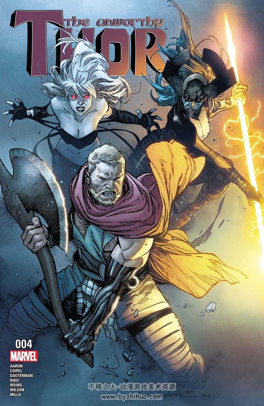 The Unworthy Thor 1-5册 Jason Aaron - Olivier Coipel 漫威失格雷神漫画