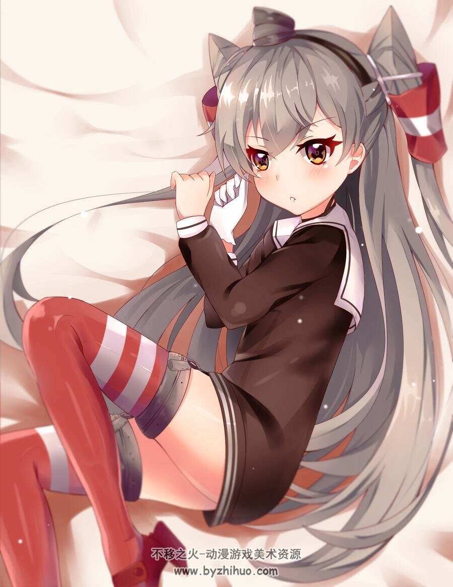 画师nahaki 超级萌舰娘插画表情作品图包下载 184P