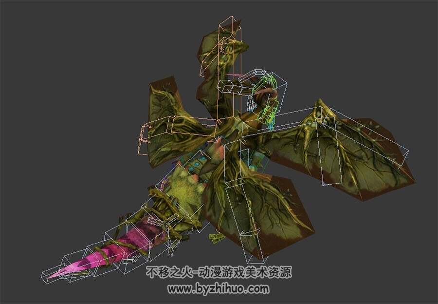 奇幻类女妖精3DMax模型下载 带绑定全套动作