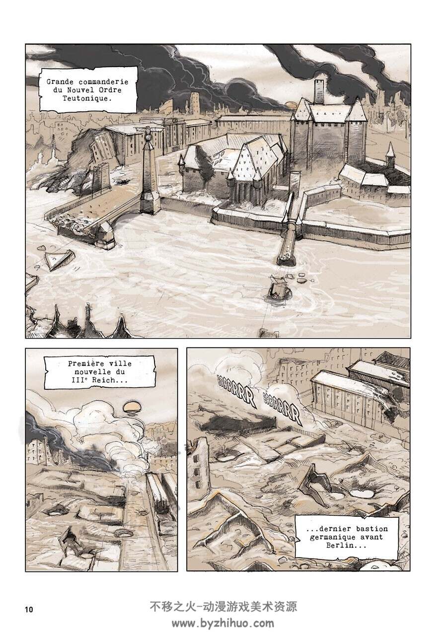 Block 109 - Intégrale 1-2册  Vincent Brugeas - Ronan Toulhoat 黑白法语战争漫画