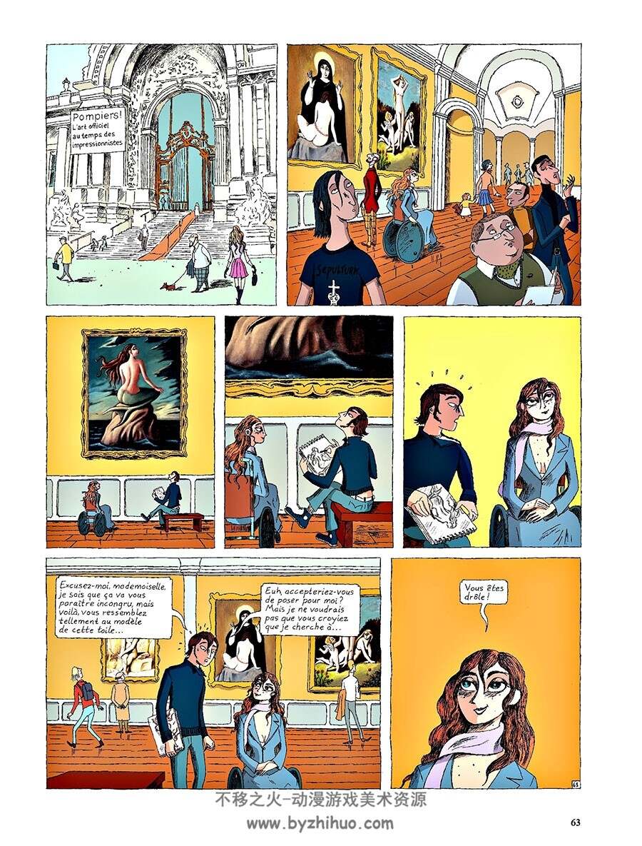 La Sirène des pompiers 第0册 Hubert - Zanzim 法语彩色手绘风漫画