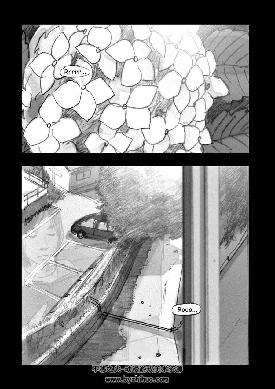 Mariko Parade 全一册 Frédéric Boilet - Kan Takahama 黑白手绘风法语漫画