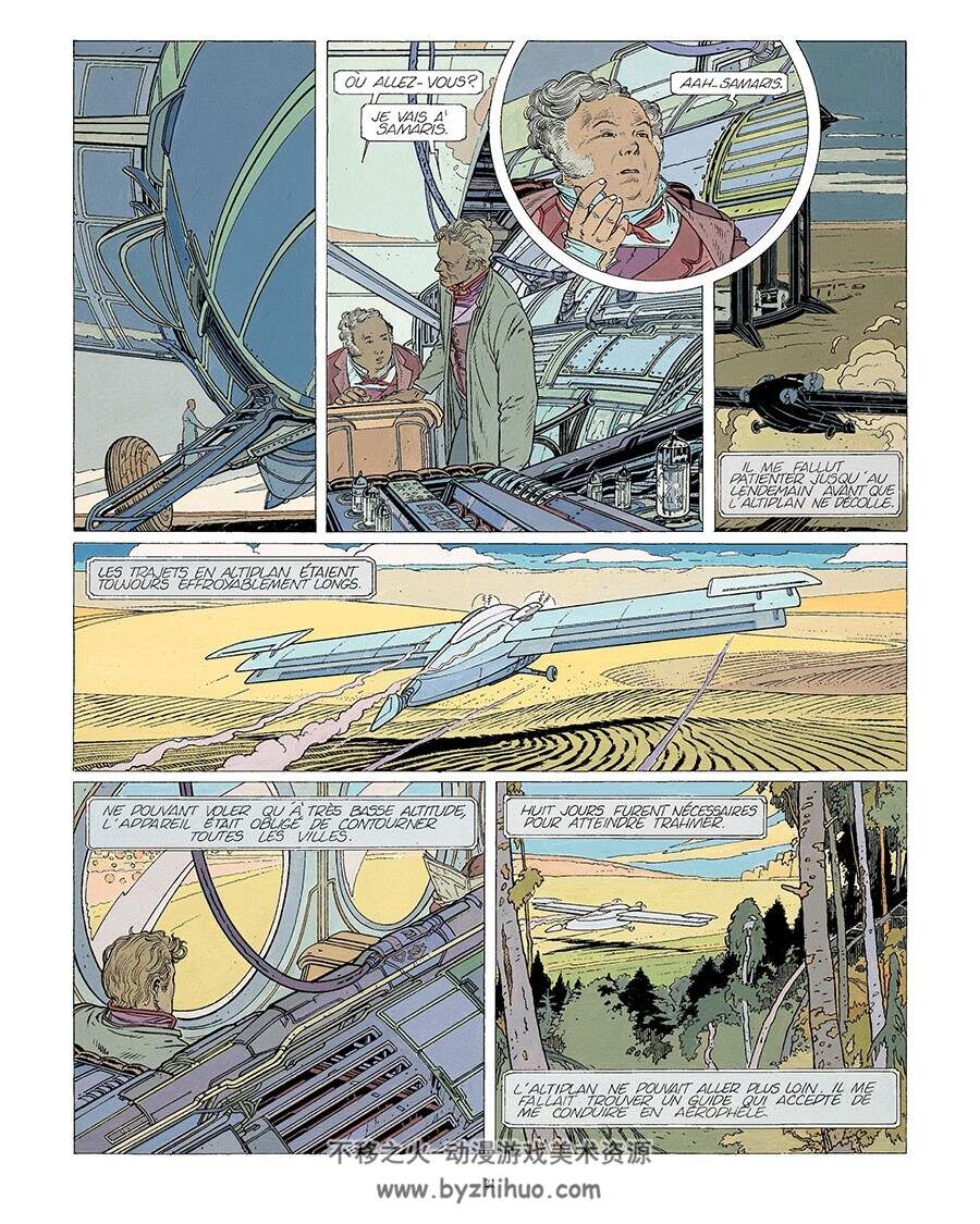 Les Cités obscures 5册合集 François Schuiten - Benoît Peeters 系列彩色法语漫画合集