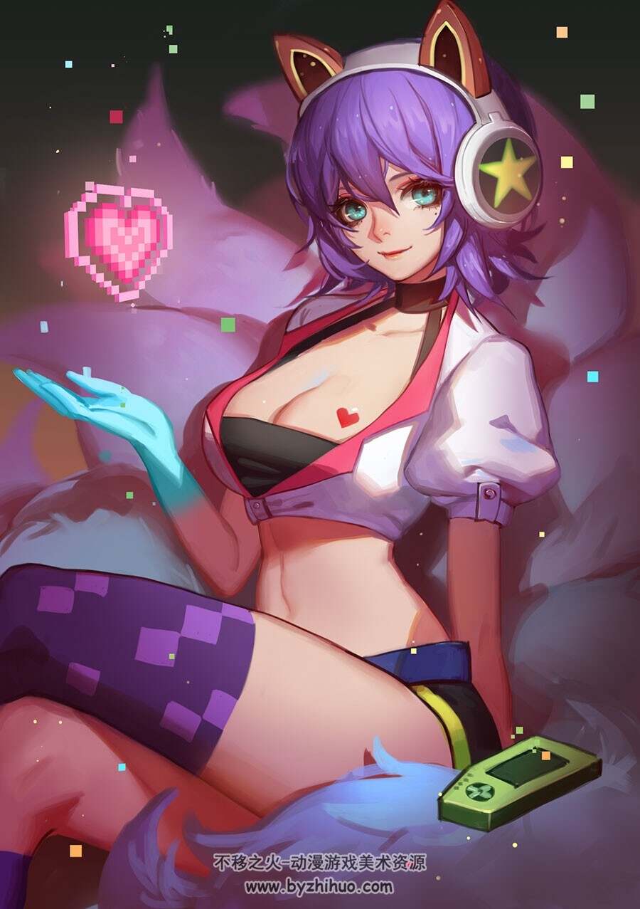 狐耳少女二次元兽娘壁纸萌图包分享高清下载 586P