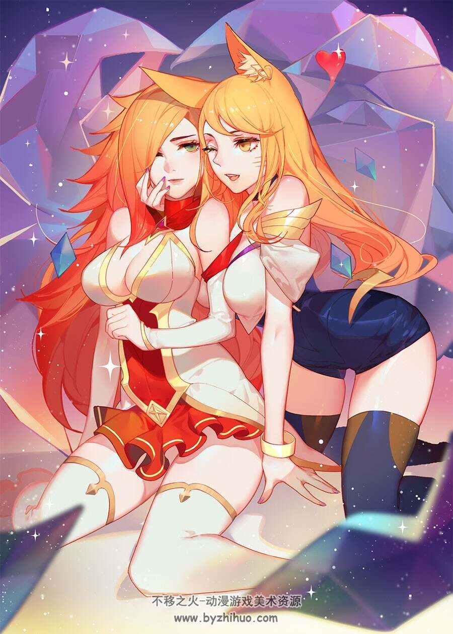 狐耳少女二次元兽娘壁纸萌图包分享高清下载 586P