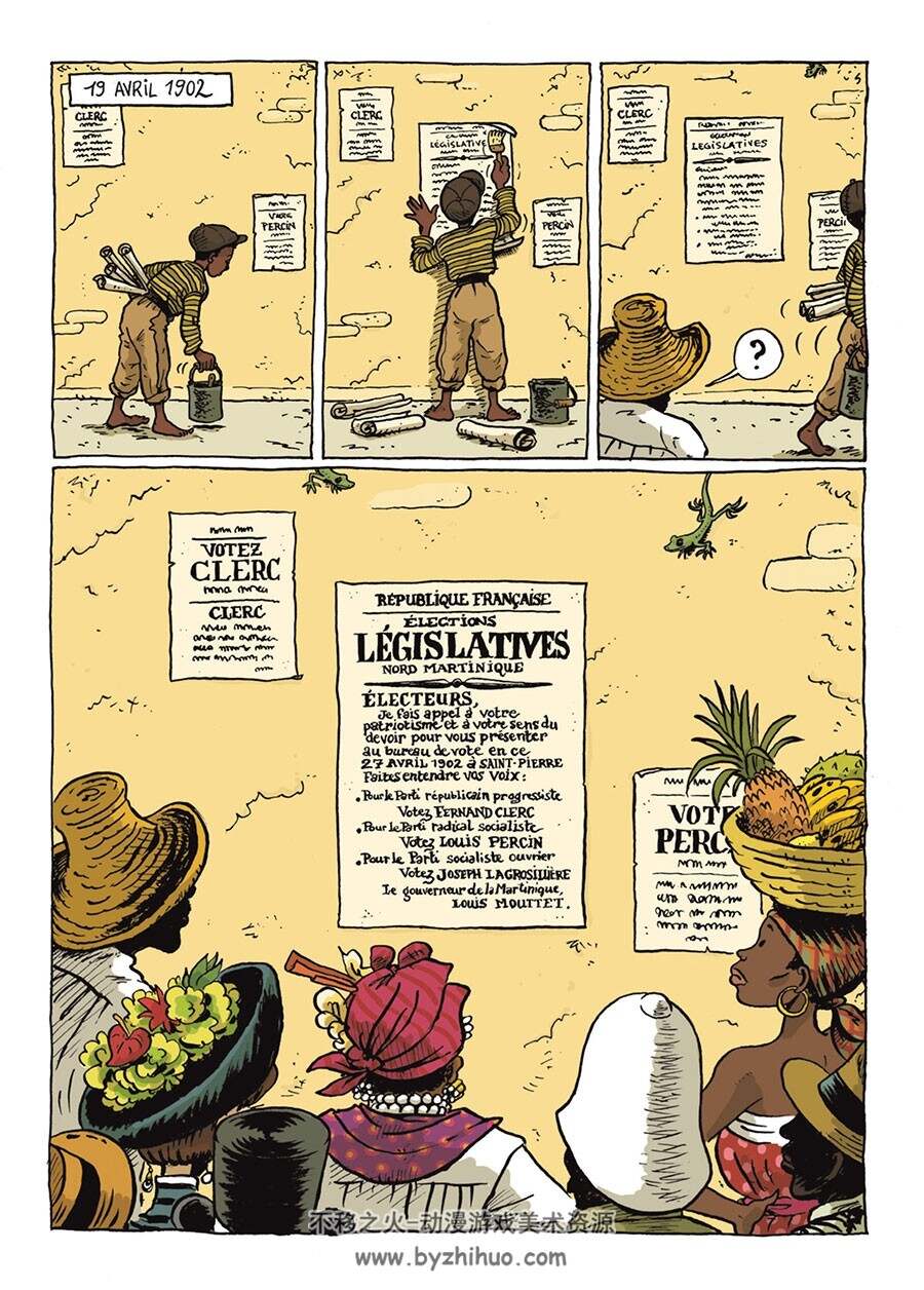 Cyparis, le prisonnier de Saint-Pierre 第1册 Lucas Vallerie 卡通法语漫画