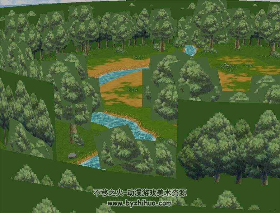 深山小树林3DMax模型下载
