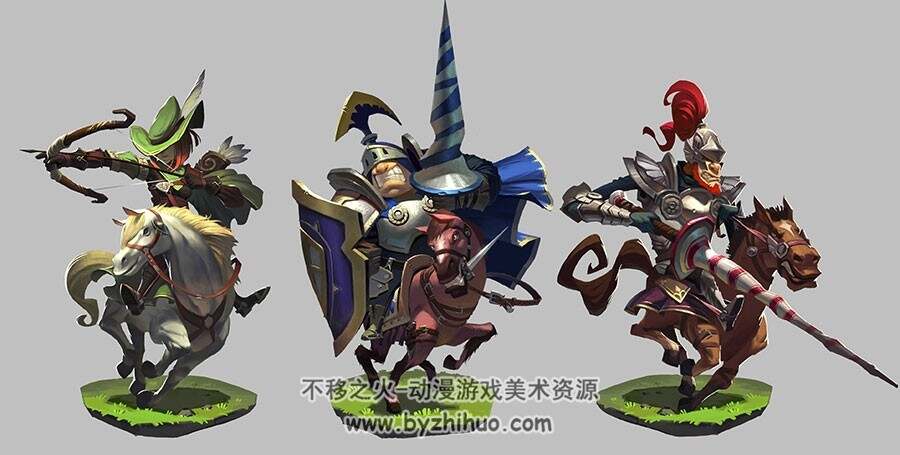 欧美风角色生物概念原画设定图片参考学习百度云下载 1021P