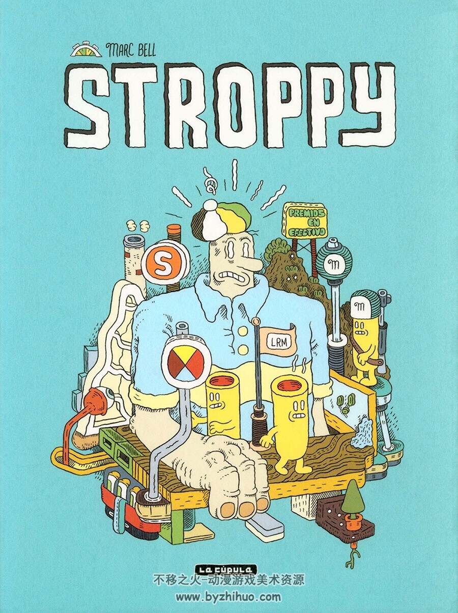 Stroppy  全一册 MARC BELL 手绘风卡通彩色西班牙语漫画