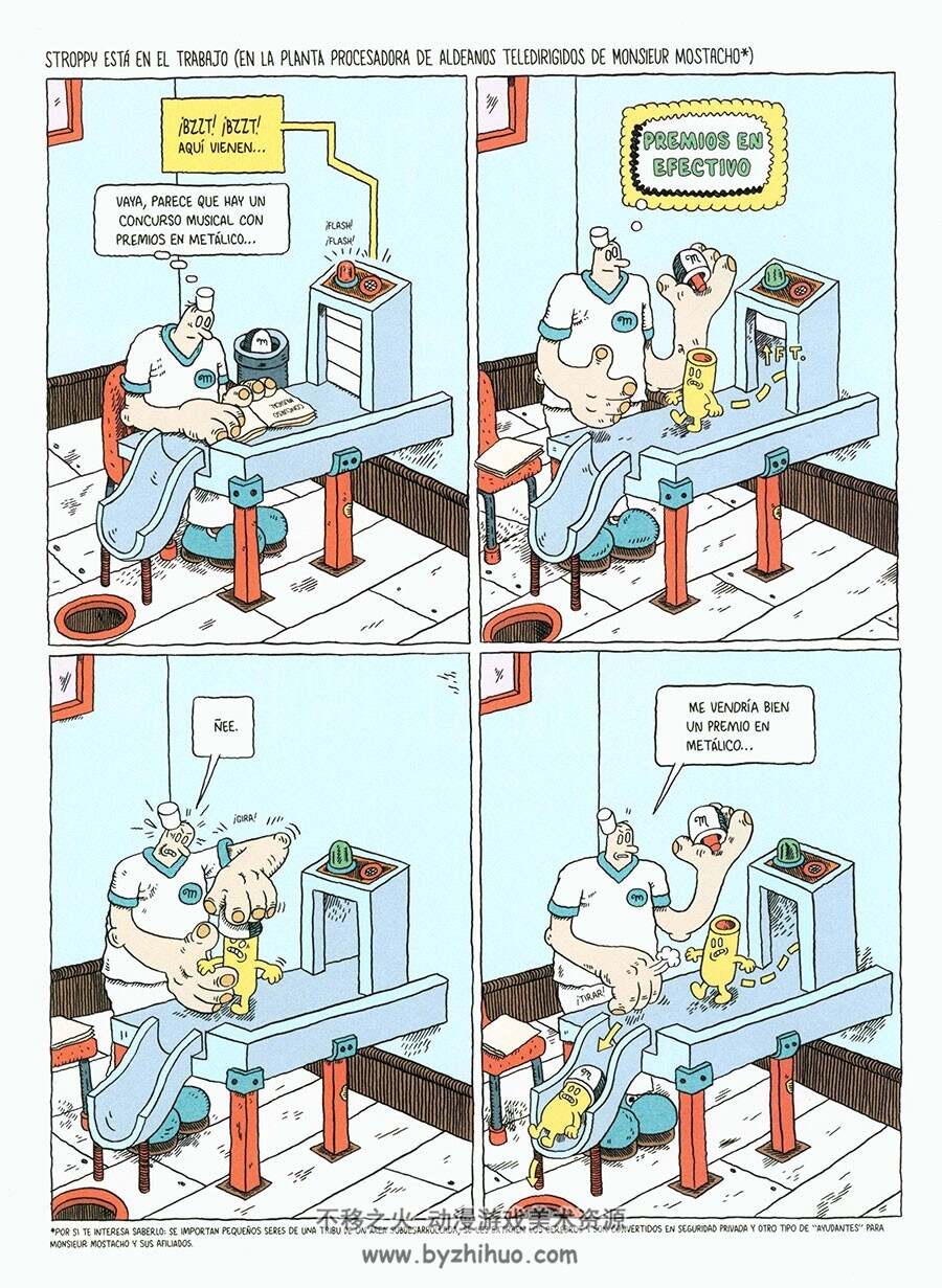 Stroppy  全一册 MARC BELL 手绘风卡通彩色西班牙语漫画