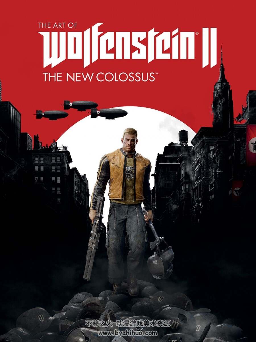 《德军总部2 新巨人》 官方艺术设定集 The Art of Wolfenstein II - The New Colossus