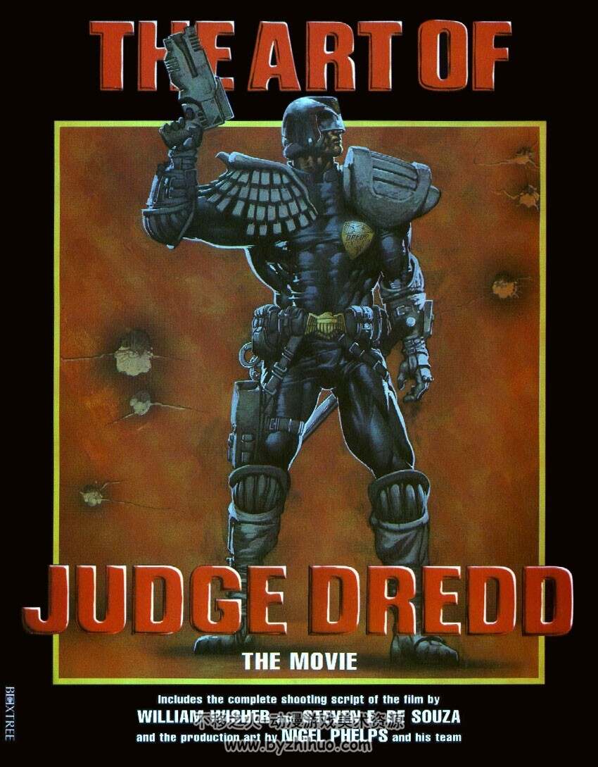 95版《特警判官》电影原画设定集 the art of Judge Dredd the movie