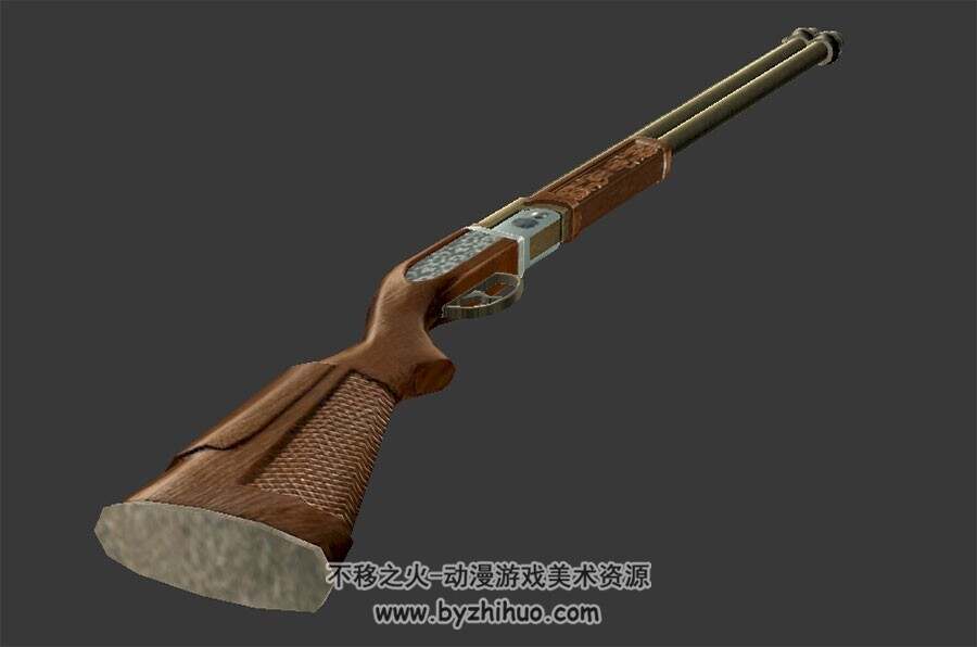 Hunting Gun 猎枪3D模型 格式obj下载