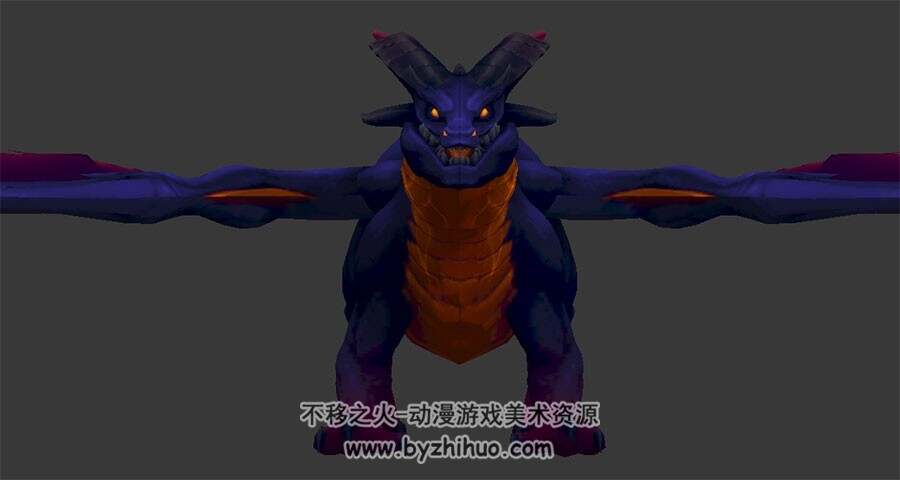 欧美魔幻风游戏角色生物龙女与龙合集3DMax模型分享下载