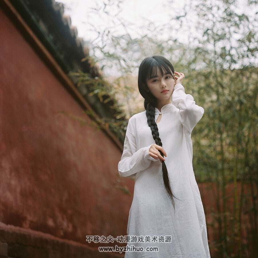 中式古装古典美人人体服装美术素材图片参考下载 829P