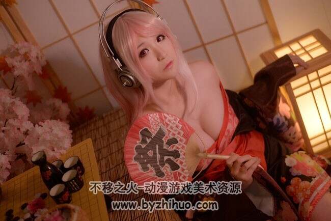 CosPlay超级索尼子 夏日祭浴衣ver写真图集人体服装素材参考 20P
