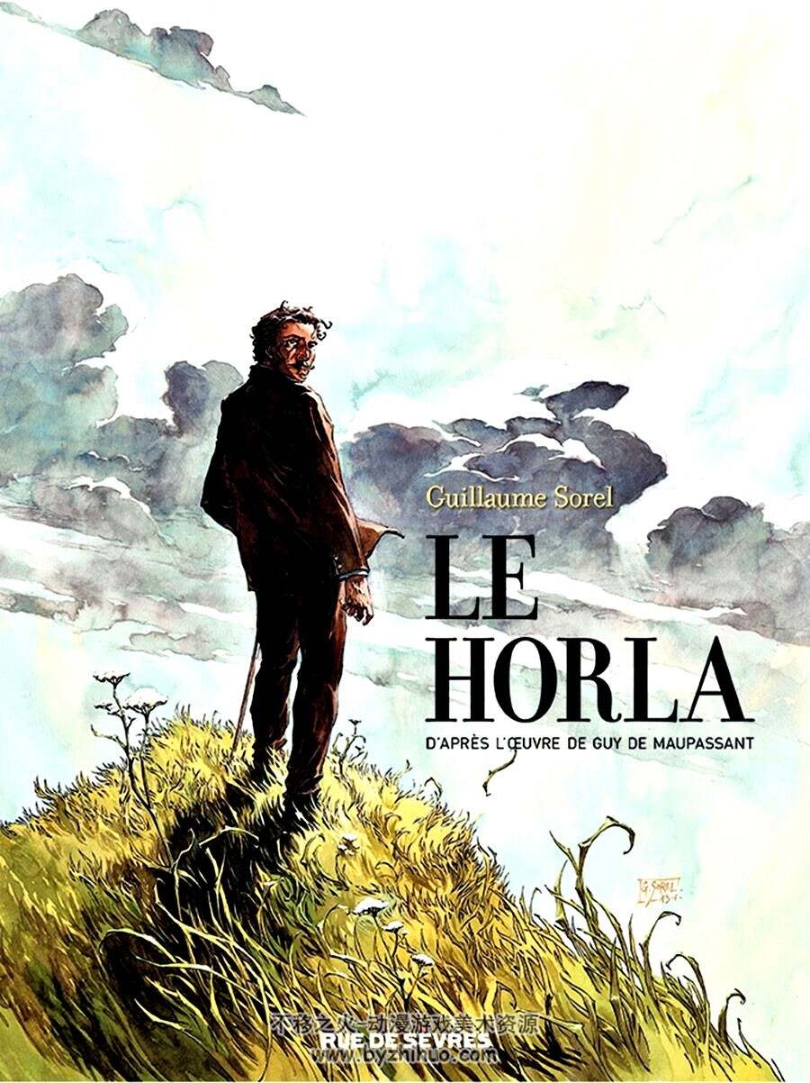 Le Horla 全一册 Guillaume Sorel - Guy de Maupassant 手绘水彩彩色漫画