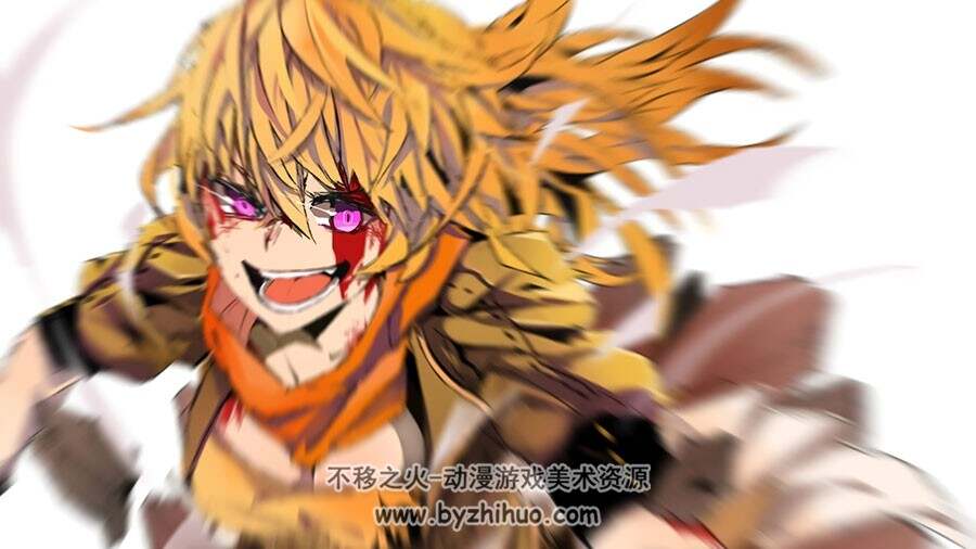 rwby系列 红白黑黄女主同人插画电脑壁纸海报图片下载 76P