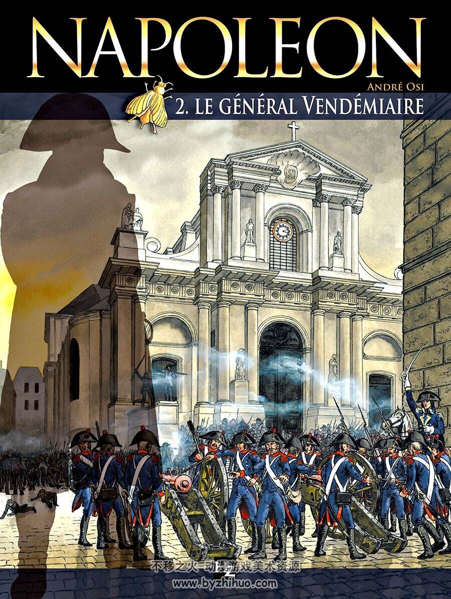 Napoléon 1-3册 André OSI 法兰西法国皇帝拿破仑题材法语彩色漫画