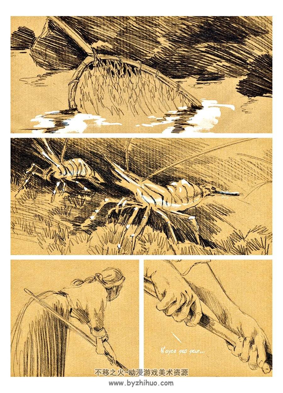 Bleu amer 全一册 Sylvère Denné 手绘素描风欧美漫画