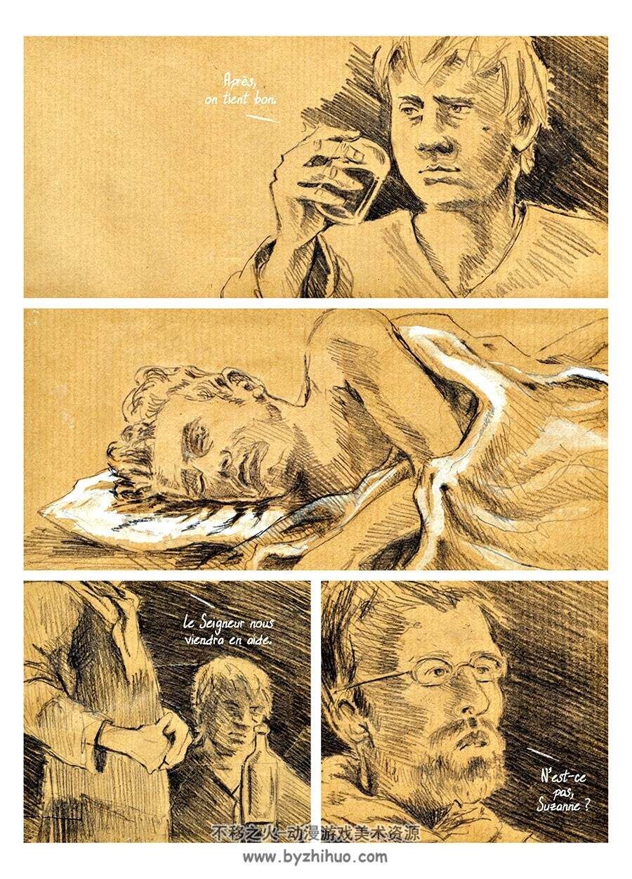 Bleu amer 全一册 Sylvère Denné 手绘素描风欧美漫画