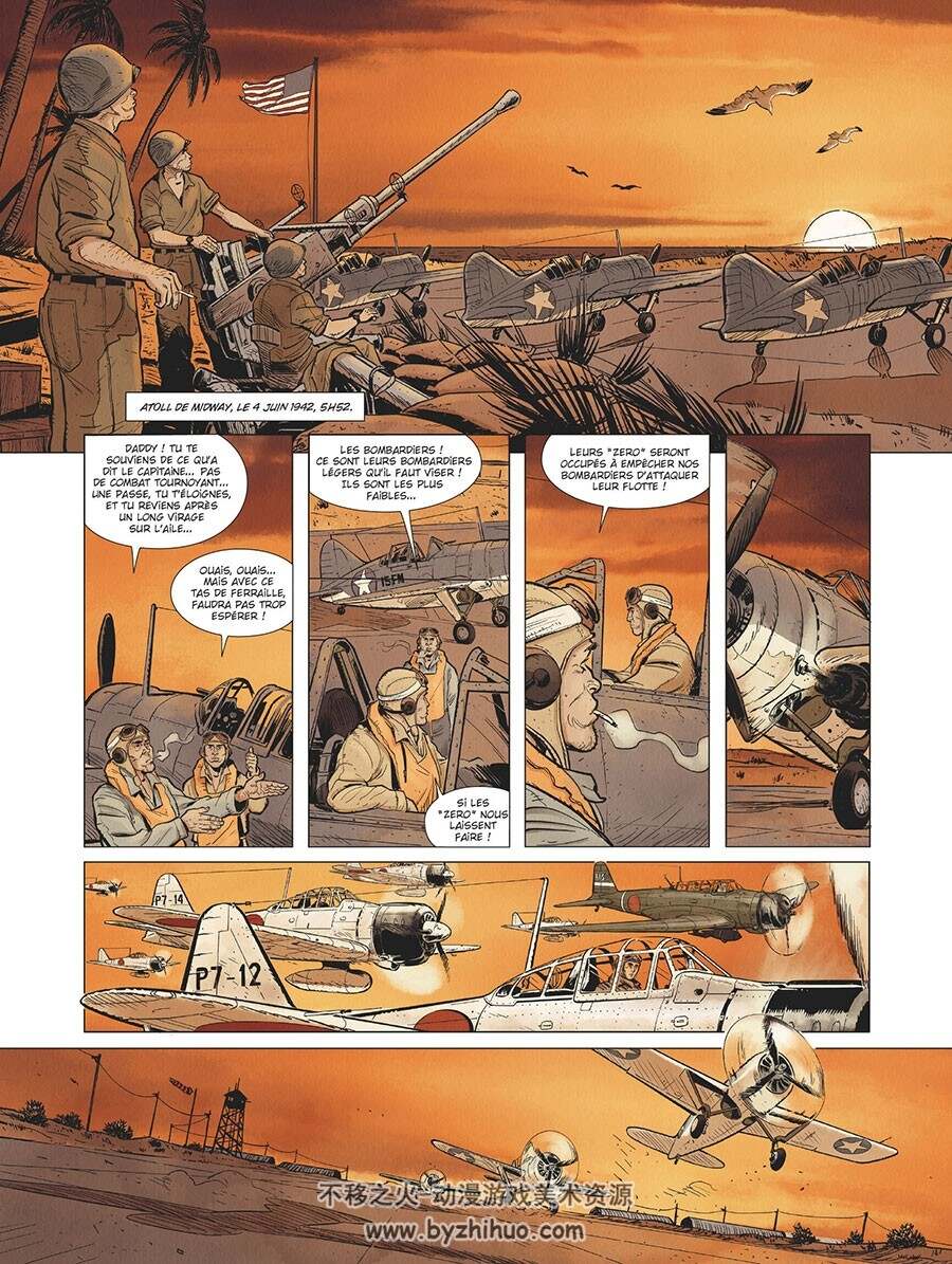 midway 全一册 Jean-Yves Delitte - Giuseppe Baiguera 空战题材漫画