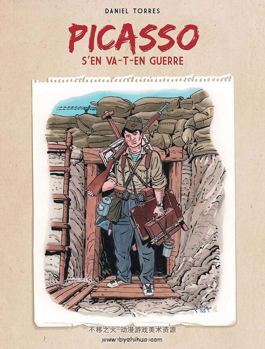 Picasso s'en va-t-en guerre 全一册 Daniel TORRES 意大利语漫画