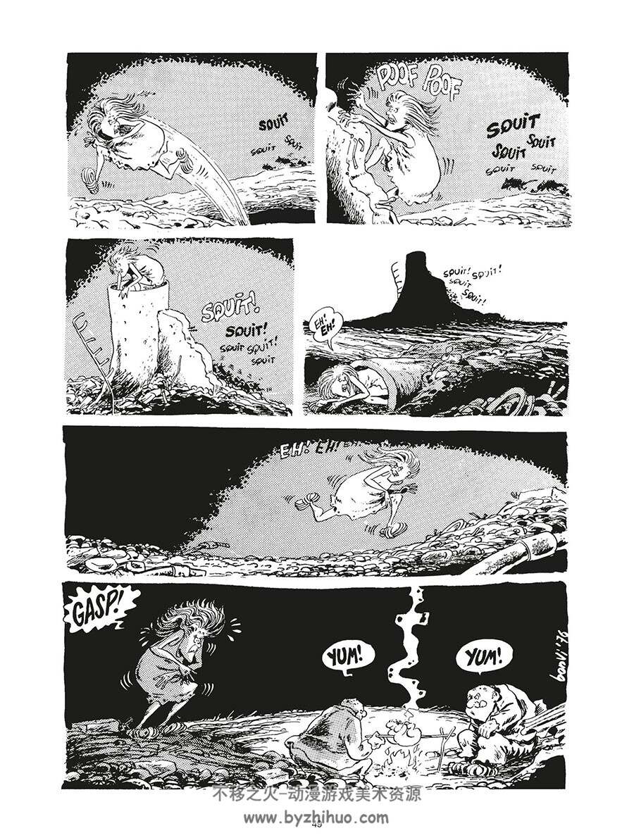 Après la Bombe -  Chroniques 第一册 BONVI 卡通黑白法语漫画资源