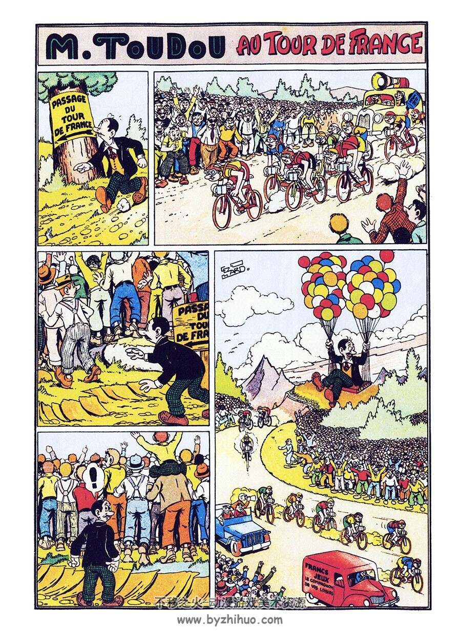M Toudou et Son Singe Toulour 第1册 Cézard 法语卡通彩色搞笑漫画