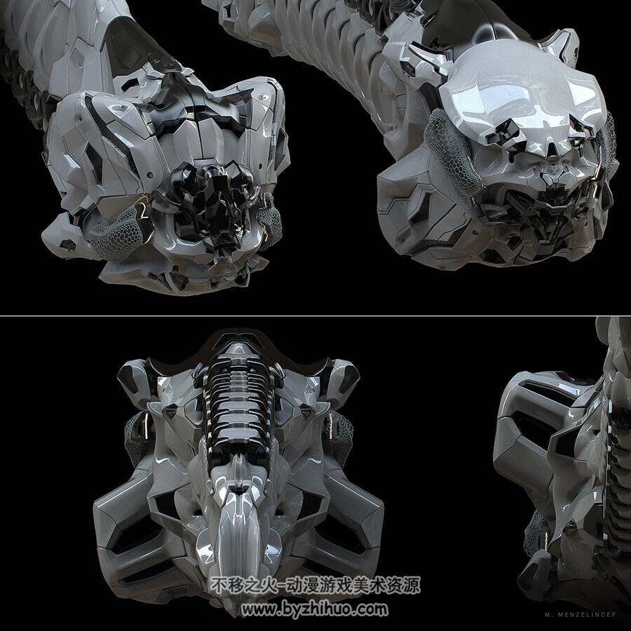 俄罗斯概念设计师Michael Menzelince 科幻风3D渲染作品图片艺用素材参考 99P