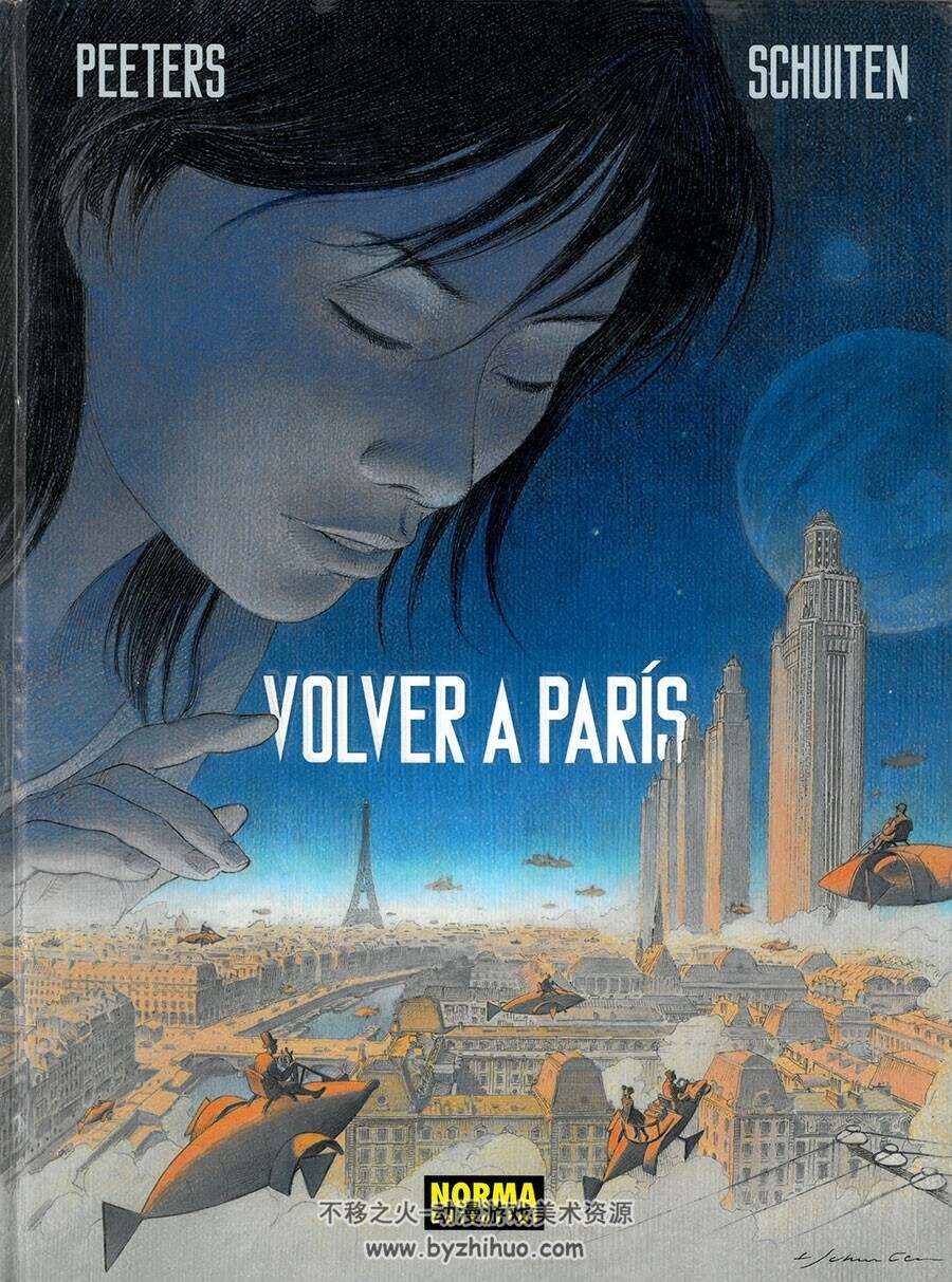 Volver a Paris  1-2册 Benoît Peeters - François Schuiten 西班牙语手绘科幻漫画