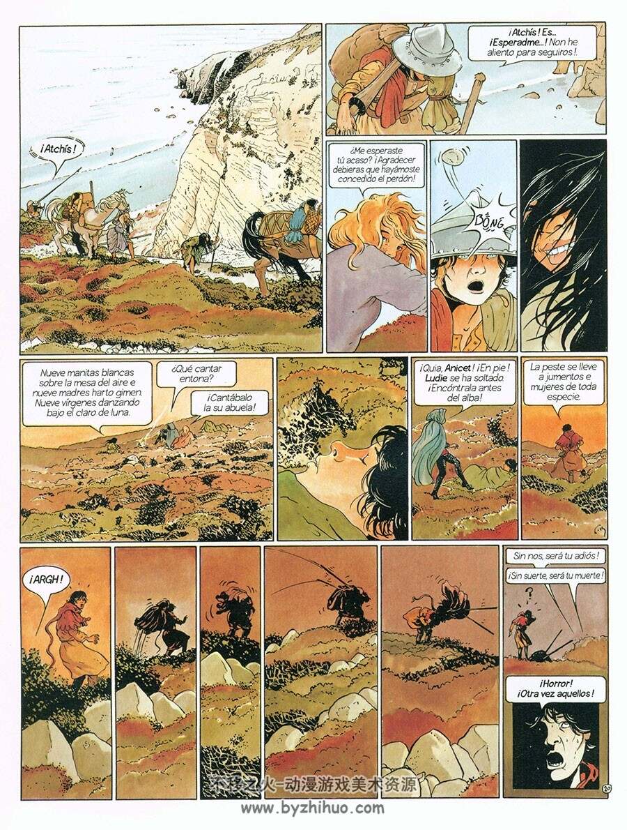 Los Compañeros Del Crepúsculo - Edición Integral 全一册 F. Bourgeon 彩色西班牙语漫画