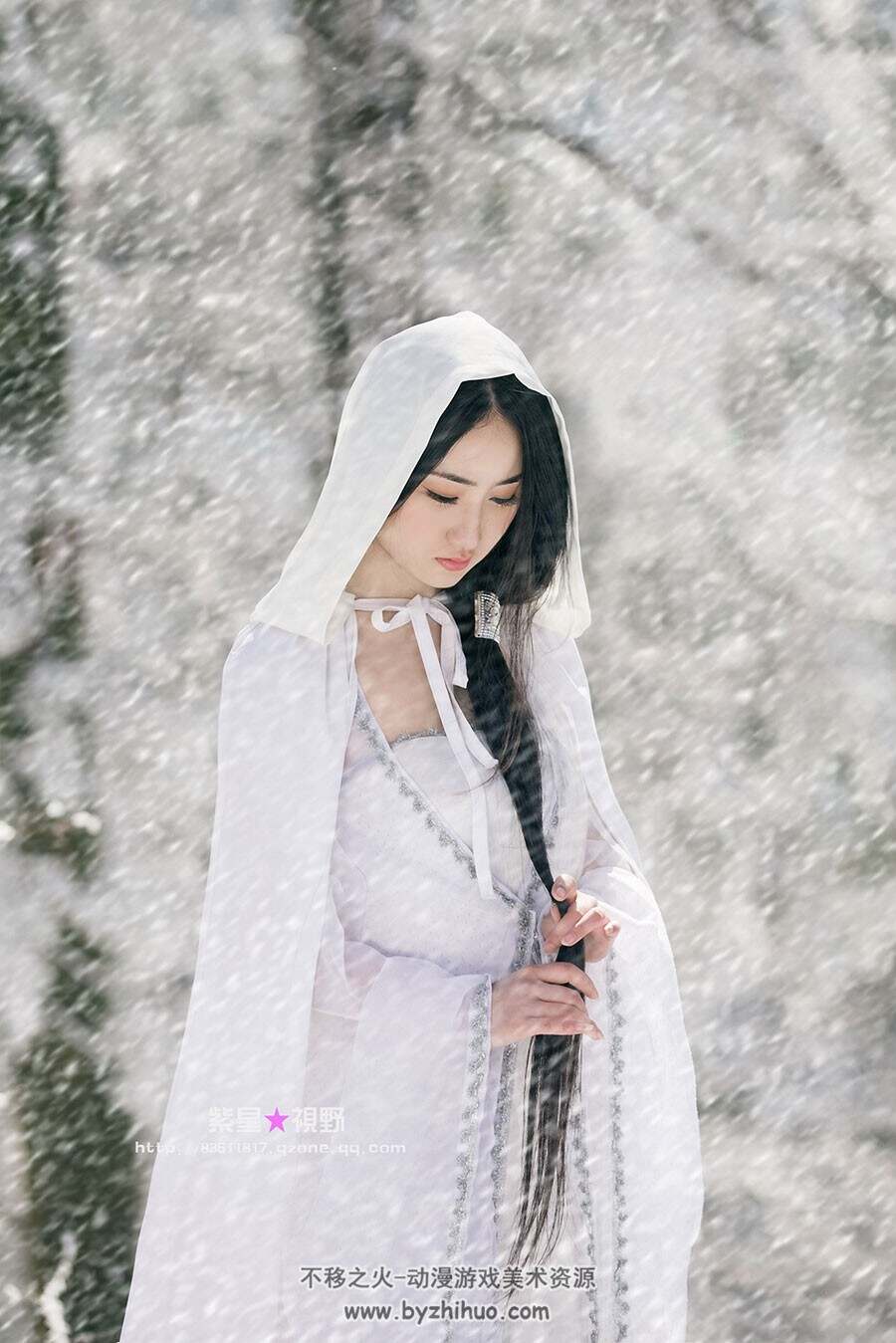中式古装女模特人体艺用写真摄影素材美术参考 828P