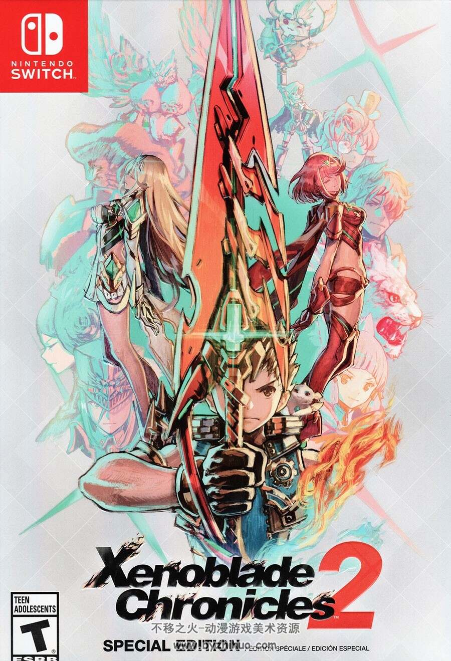 异度神剑2  1.25G XENOBLADE 2 OFFICIAL ARTWORKS ARST RECORD