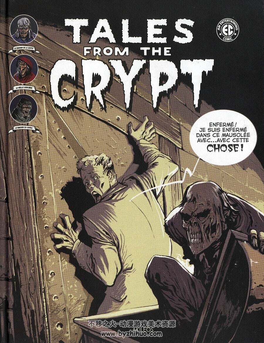 Tales From The Crypt 1-3册 Collectif 惊悚黑白法语漫画