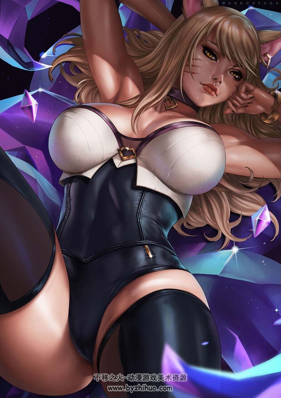 画师dandonfuga的女性人物插画作品图集百度云资源下载 87P