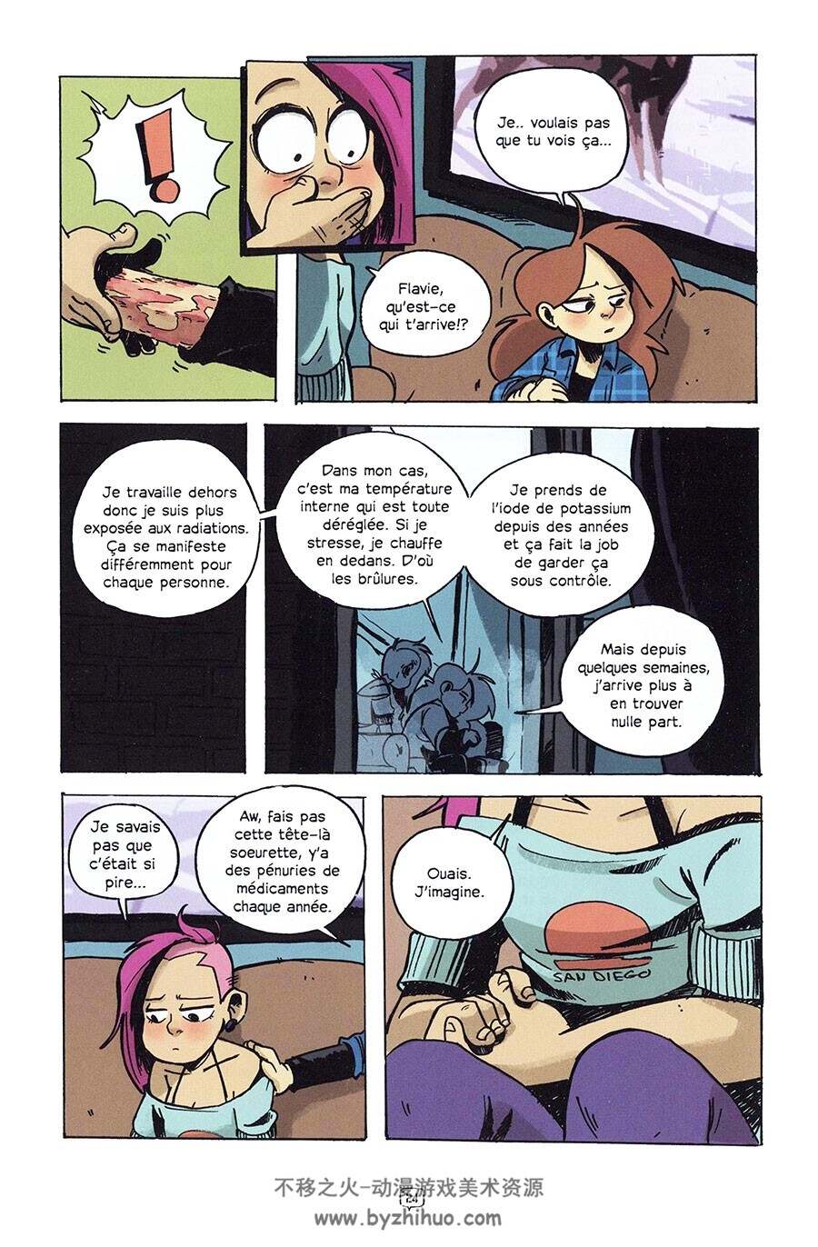 Hiver Nucleaire  第2册 WAVERLY 彩色卡通法语欧美漫画