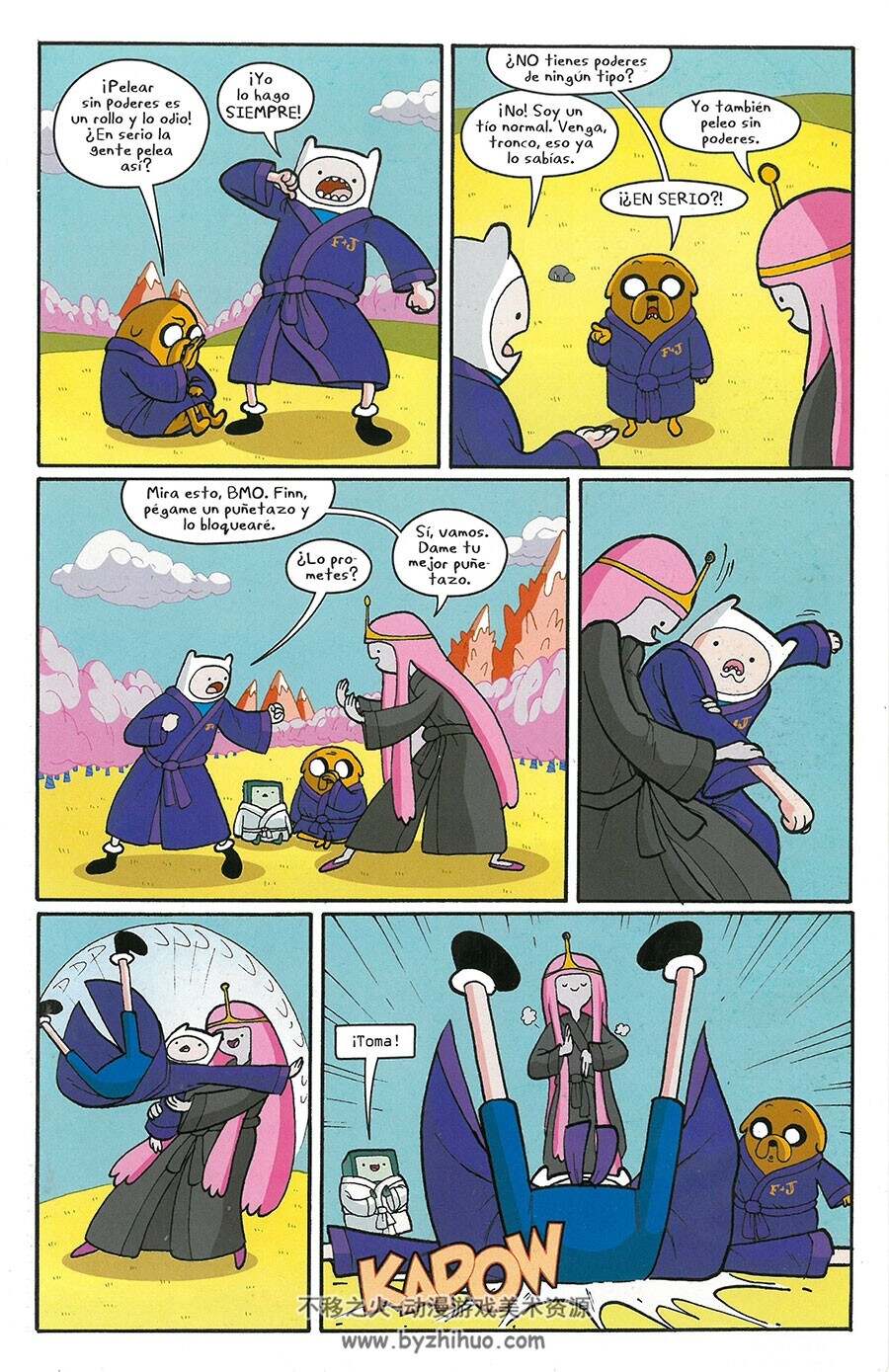 Hora de aventuras 第1册 Ryan North Shelli Paroline y Bramen Lamb 西班牙语卡通漫画