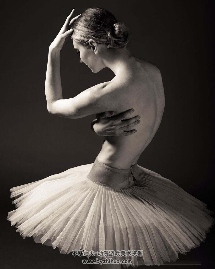 舞蹈艺术者们如雕塑一般的pose人体美术绘画艺用素材分享下载 8454P