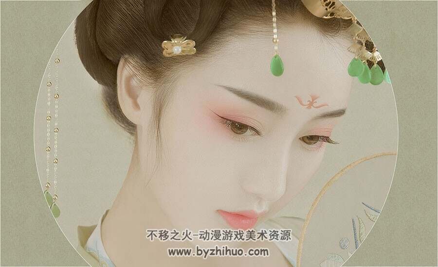中式古典国画风格艺术人体写真摄影作品美术参考免费分享 61P