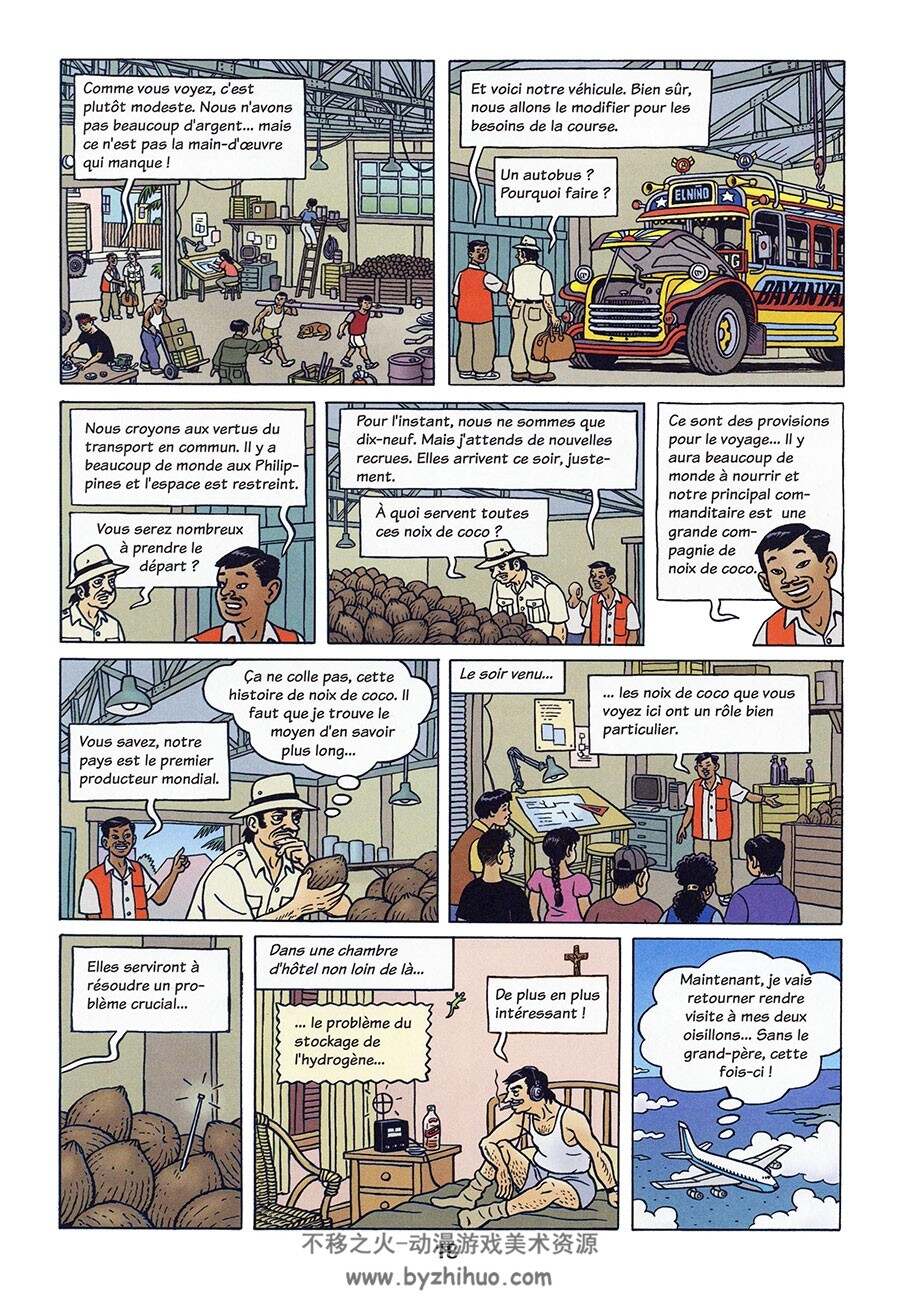 La Course à L'hydrogène 全一册 Godbout R et Gauthie 法语彩色漫画