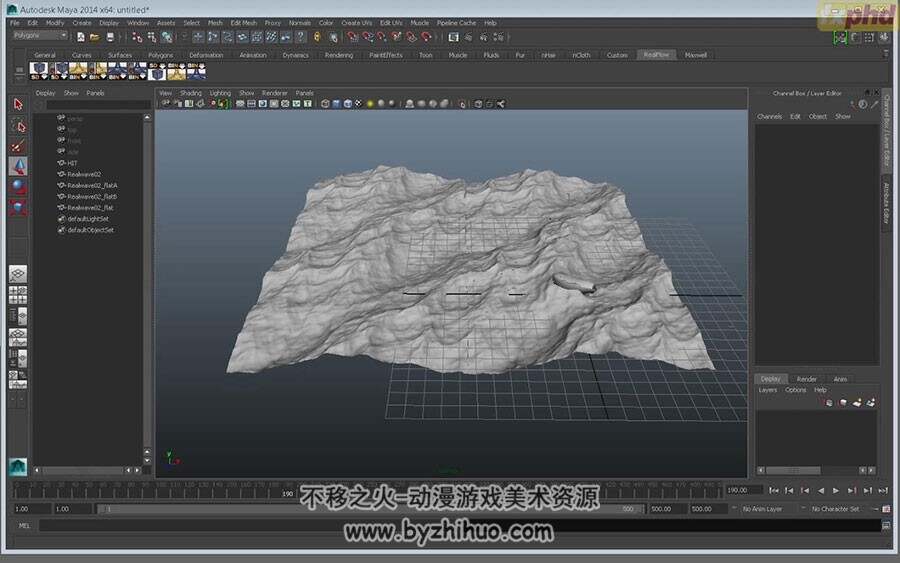 Realflow 流体动力学模拟软件 高级教学视频教程 附源文件